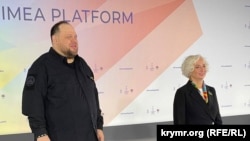 Глава Верховной Рады Руслан Стефанчук на Третьем парламентском саммите «Крымской платформы»