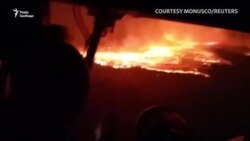 Паніка і фотосесія послідували за виверженням вулкана в Ґома на сході ДР Конго (відео) Паніка і фотосесія послідували за виверженням вулкана в Ґома на сході ДР Конго (відео)