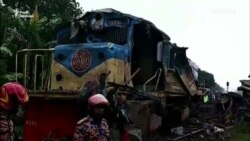 16 людей загинули при лобовому зіткненні поїздів у Бангладеш – відео 16 людей загинули при лобовому зіткненні поїздів у Бангладеш – відео