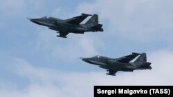 Российские самолеты СУ-25 (иллюстративное фото)