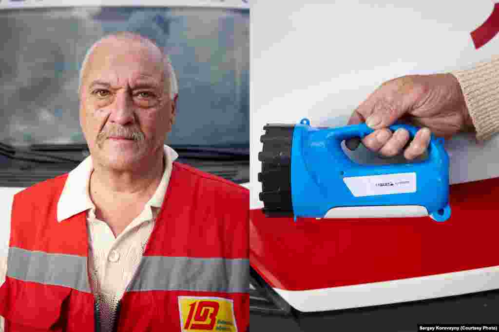 Василь Куменко. м. Буча. Працює водієм в службі екстреної допомоги 2 роки