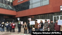 Акция в память о Борисе Немцове (Новосибирск, 27 февраля 2016 года)