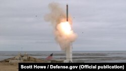Фото пуску ракети з сайту Міністерства оборони США