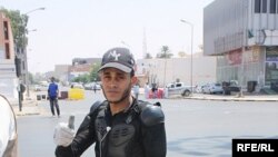 A Libyan rebel fighter