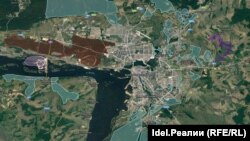 Светло-зеленым обозначены участки, которые активисты предлагают использовать для развития массовых видов спорта.