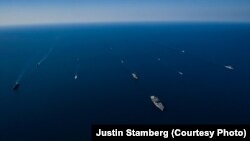 Маневри міжнародної тактичної групи під час навчань «Сі Бриз» 20 липня 2018 року