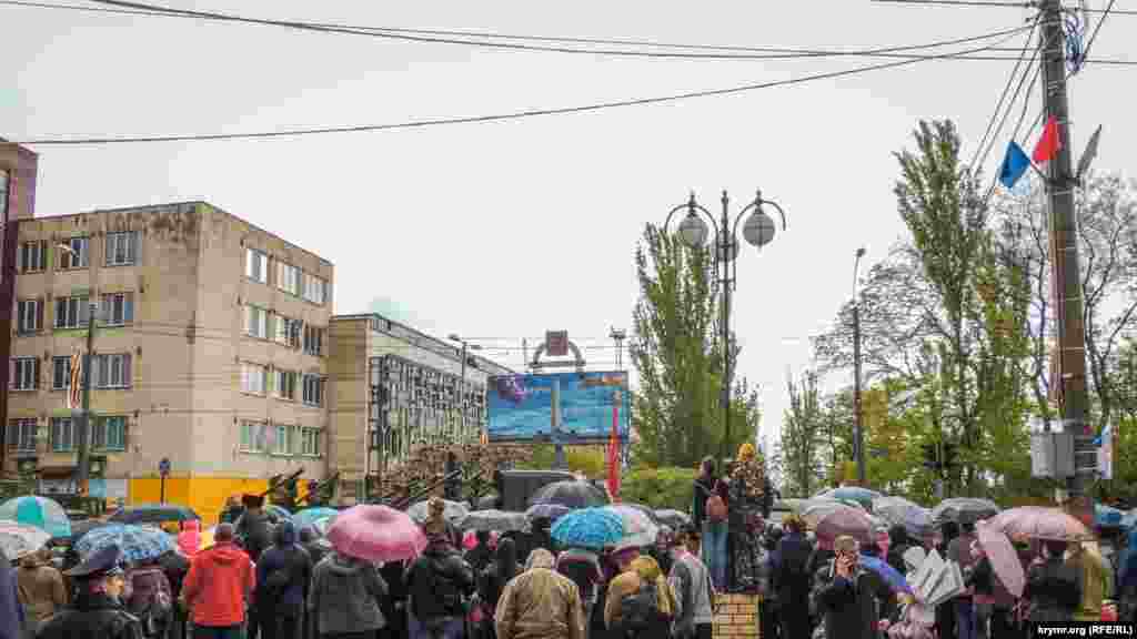 В Керчи 9 мая при повышенных мерах безопасности прошла российская акция «Бессмертный полк»