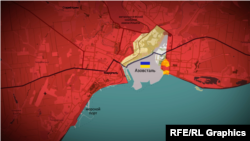 Оборона Маріуполя на мапі, 2022 рік