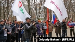 Акция памяти Бориса Немцова в Ростове-на-Дону, 27 февраля 2016 года